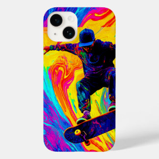 Skateboard Through Colours Case-Mate iPhone 14 Case