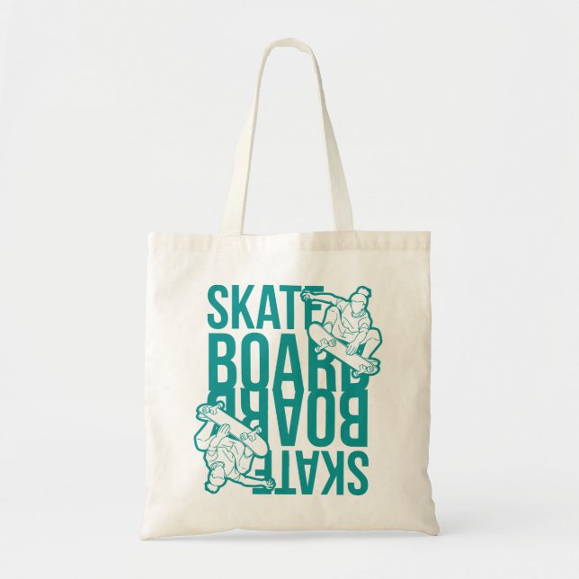skateboard tote bag (Front)