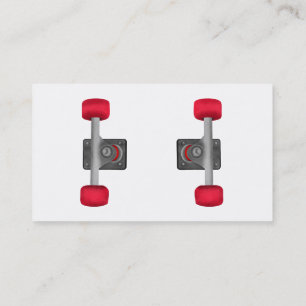 Skateboard trucks stake shop business card