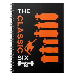 Skateboard Types Notebook