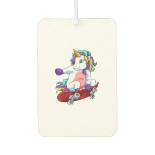 Skateboard Unicorn Lover Skateboarder Skateboardin Car Air Freshener