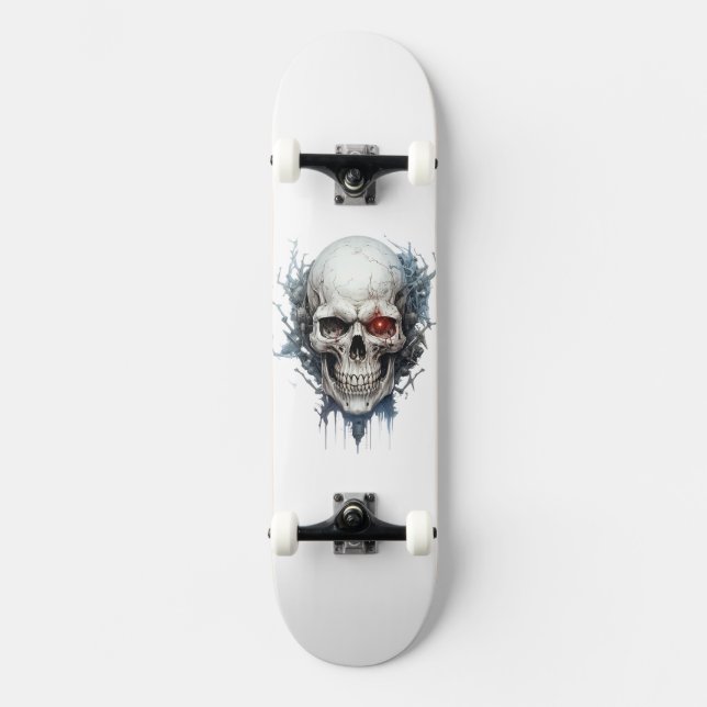 Skateboard with a compass (Front)