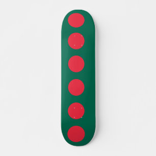 Skateboard with flag of Bangladesh
