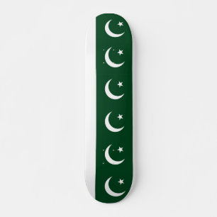 Skateboard with flag of Pakistan