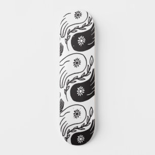 Skateboard yin yang