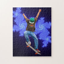 Skateboarder Action Sports Art