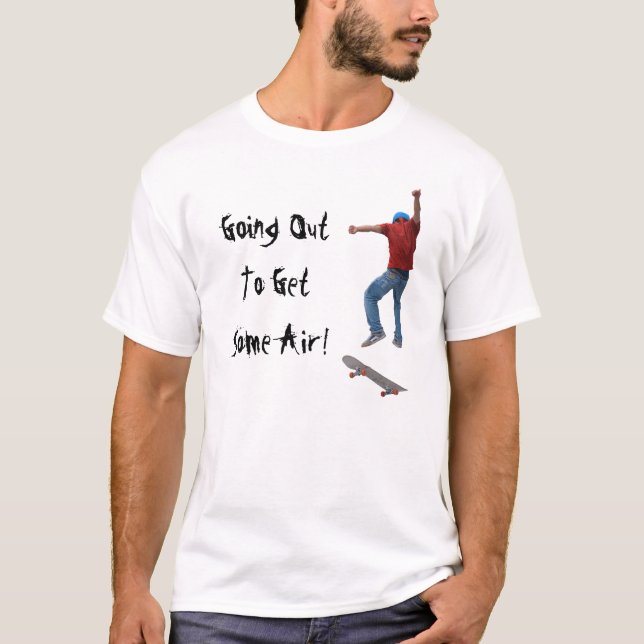 Skateboarder Get Some Air Action Street Kulcha Art T-Shirt (Front)