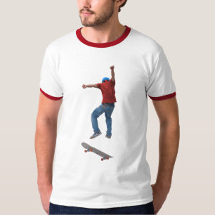 Skateboarder Get Some Air Action Street Kulcha Art T-Shirt