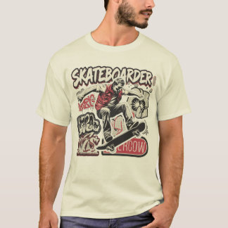 Skateboarder Graphic T-Shirt