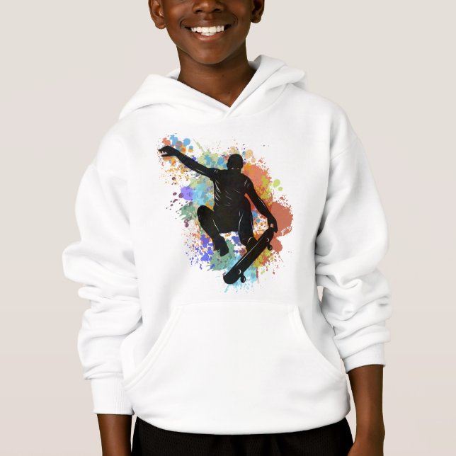 Skateboarder Hoodie (Front)