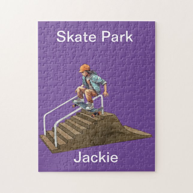 skateboarder jigsaw puzzle (Vertical)