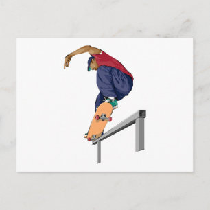 Skateboarder Postcard