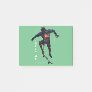 Skateboarder silhouette - Urban design Post-it Notes