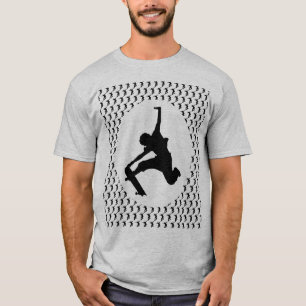 Skateboarder Skateboarding Skateboard Silhouette T-Shirt