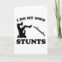 Skateboarder Stunts Fun Skateboard Gift