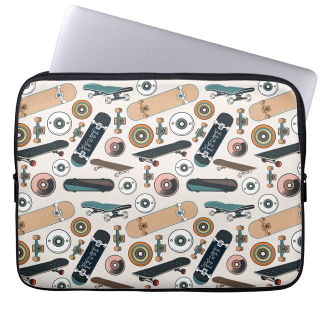 Skateboarders Parts  Laptop Sleeve (Front)