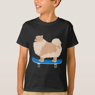 Skateboarders Toy Pom Dog Skating - Skateboarding T-Shirt