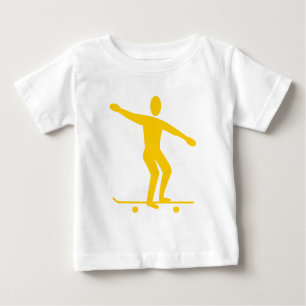 Skateboarding - Amber Baby T-Shirt