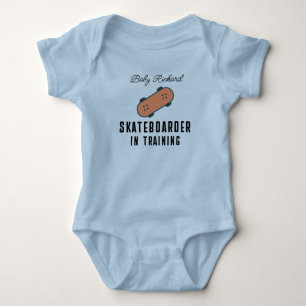 Skateboarding Baby - Skateboarder in Training Bodysuit