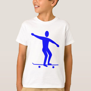 Skateboarding - Blue T-Shirt