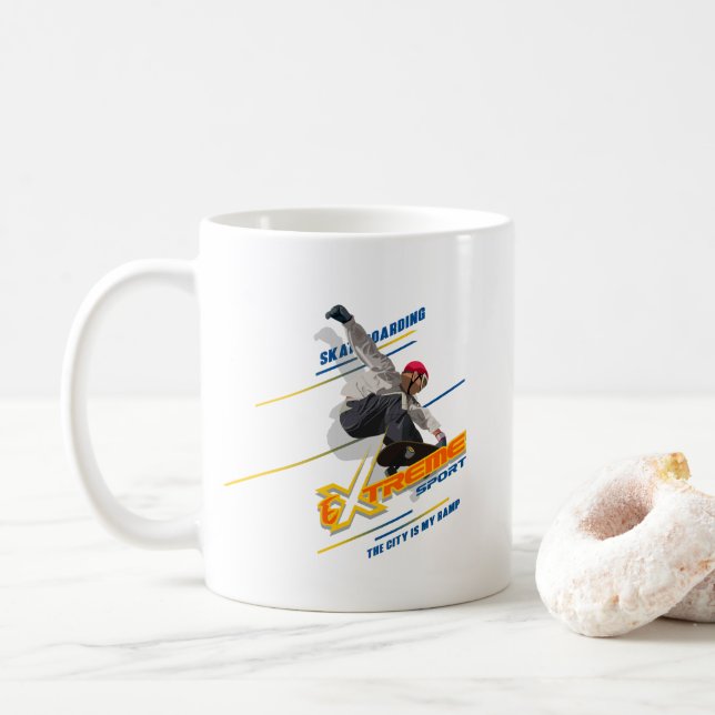 Skateboarding | Classic Mug #11 (With Donut)