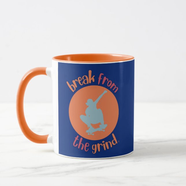 Skateboarding Coffee Mug (Left)