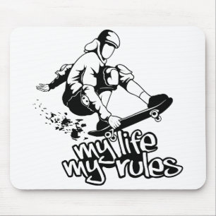 Skateboarding custom mousepad
