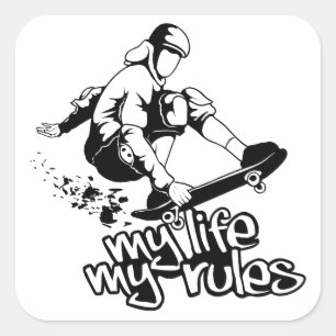 Skateboarding custom stickers