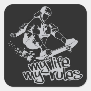 Skateboarding custom stickers