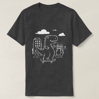 Skateboarding Dinosaur T-Shirt