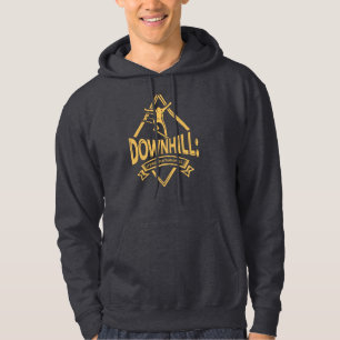 Skateboarding Downhill Is Better Gag Hoodie