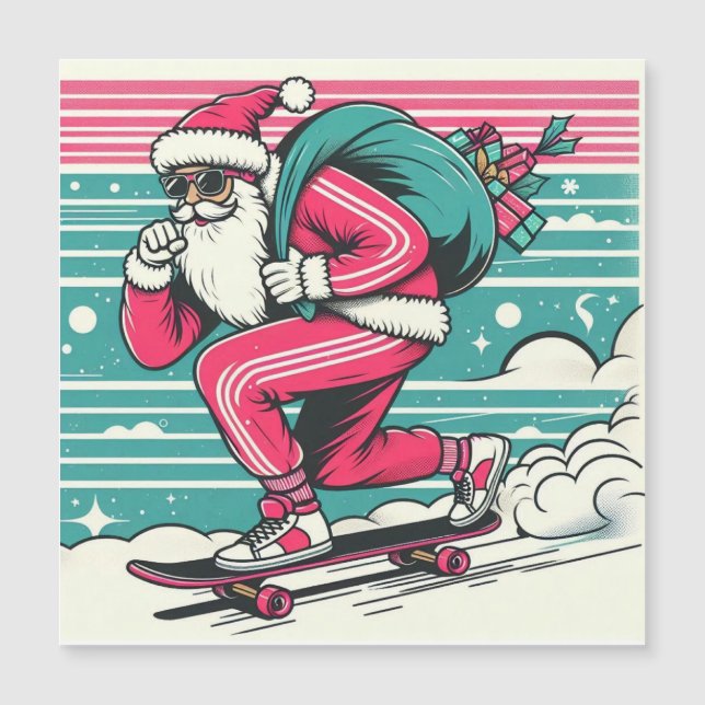 Skateboarding father christmas (Front)