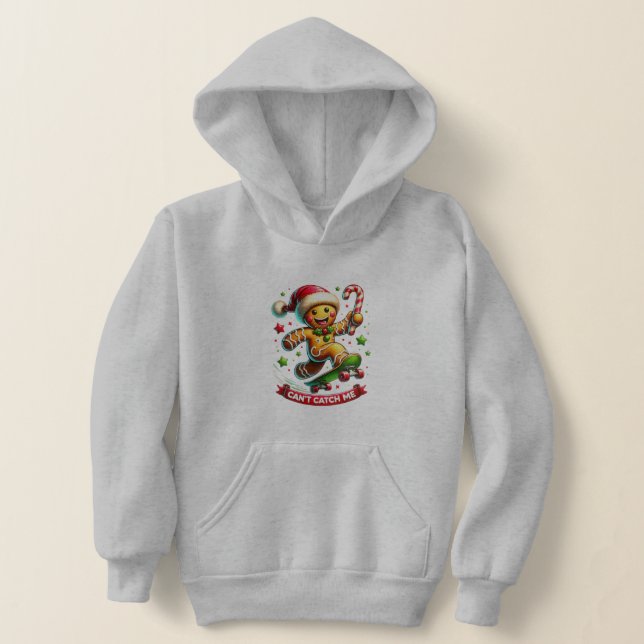 Skateboarding Gingerbread Joy (Laydown)