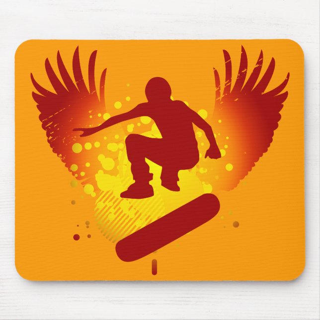 skateboarding : hi-fi mouse pad (Front)