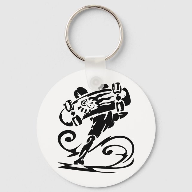 SKATEBOARDING KEY RING (Front)