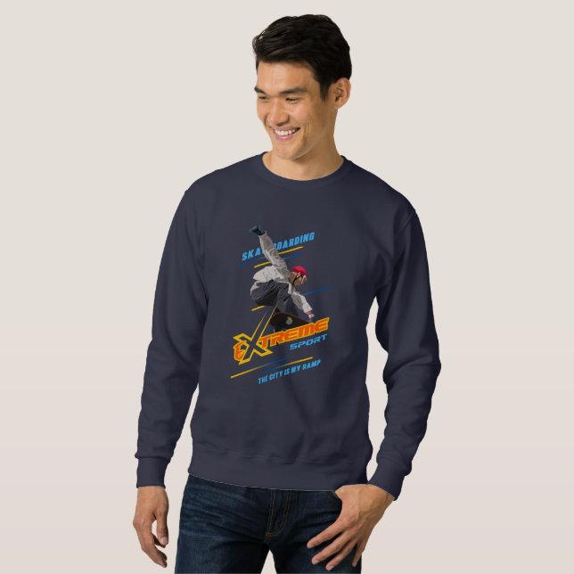 Skateboarding | Men's Sweatshirt (Front Full)