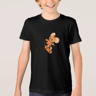 Skateboarding Mouse Black Tri-Blend Shirt