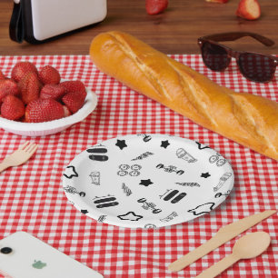 Skateboarding Party Paper Plates