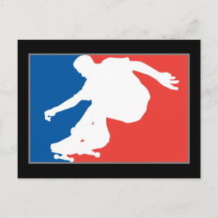 Skateboarding Postcard