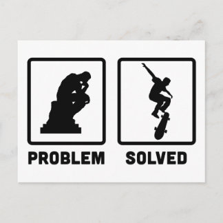 Skateboarding Postcard