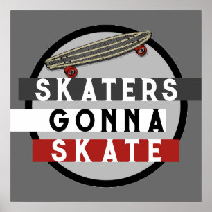 Skateboarding Poster