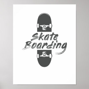 Skateboarding Poster