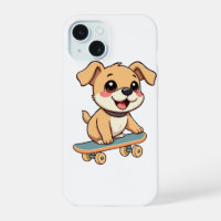 Skateboarding Puppy 🛹 Cute Dog Cartoon T-Shirt De