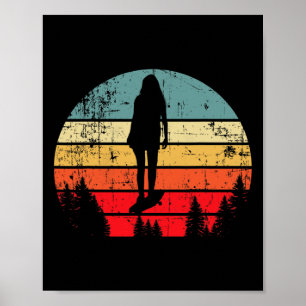 Skateboarding Retro Vintage Skateboard Tricks Gift Poster