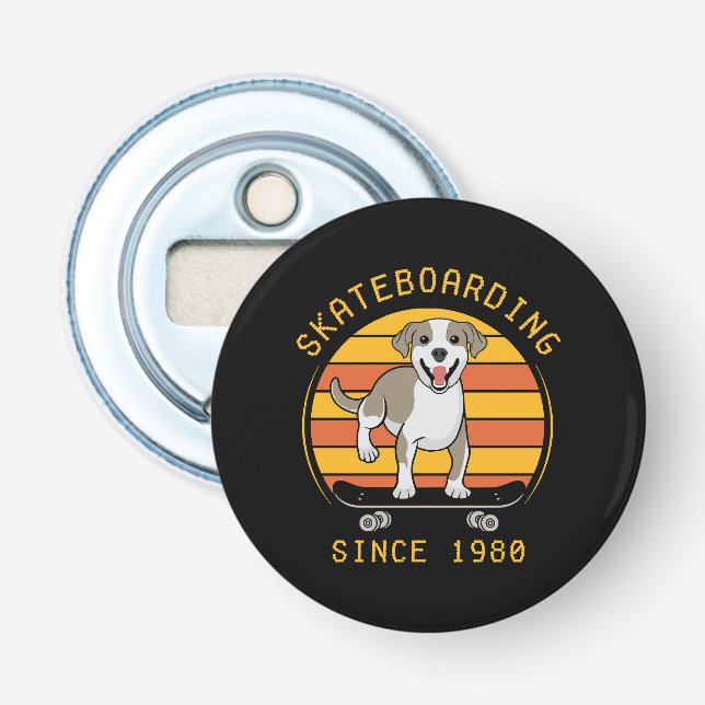 Skateboarding Since 1980 Bottle Opener (Front)