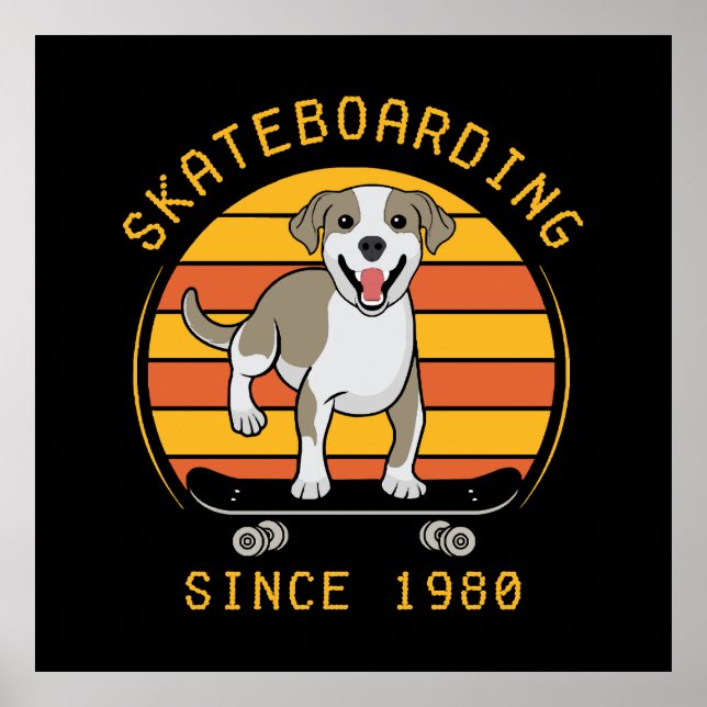 Skateboarding Since 1980 Poster (Front)