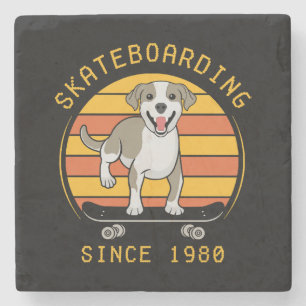 Skateboarding Since 1980 Stone Coaster