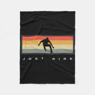 Skateboarding Skateboard Apparel - Skateboarder Sk Fleece Blanket