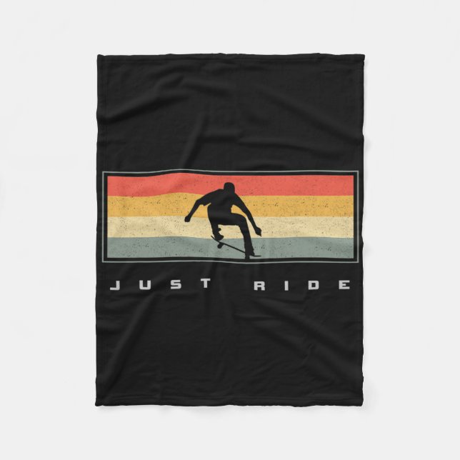 Skateboarding Skateboard Apparel - Skateboarder Sk Fleece Blanket (Front)