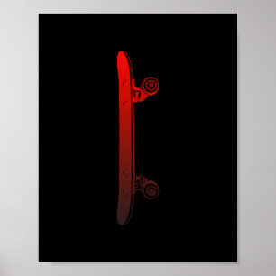 Skateboarding Skateboard Apparel - Skateboarder Sk Poster